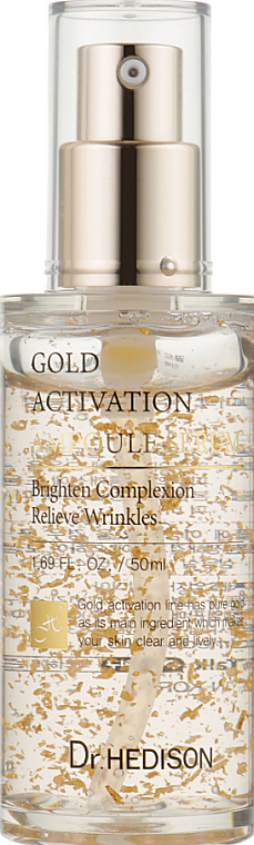 Serum do twarzy ze złotem koloidalnym - Dr.Hedison Gold Activation Ampoule Serum — Zdjęcie N1