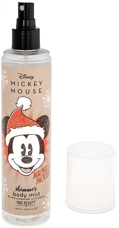 Spray do ciała - Mad Beauty Disney Mickey Jingle All The Way Shimmer Body Mist — Zdjęcie N2