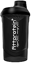 Kup Shaker do odżywek dla sportowców, 600 ml, czarny - Fittprotein Flekte Shaker