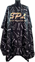 Peleryna fryzjerska, czarna, 905073-17 - SPL — Zdjęcie N1