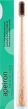 Bambusowa szczoteczka do zębów, niebieska - Apeiron — Zdjęcie N2
