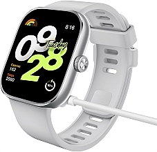 Smartwatch - Xiaomi Redmi Watch 4 Moonlight Silver — Zdjęcie N2