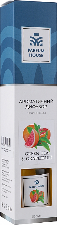 Dyfuzor zapachowy Zielona herbata i grejpfrut - Parfum House Green Tea & Grapefruit — Zdjęcie N1