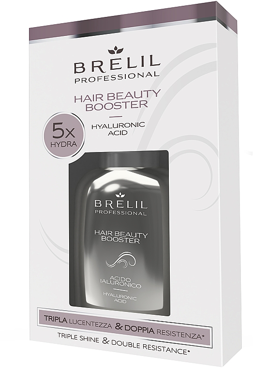 Upiększający booster do włosów z kwasem hialuronowym - Brelil Hair Beauty Booster — Zdjęcie N2