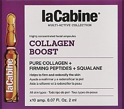 Ampułki do pielęgnacji twarzy z kolagenem - La Cabine Collagen Boost Ampoules — Zdjęcie N2