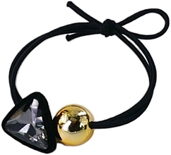 Kup Gumka do włosów z elementem ozdobnym, czarny trójkąt - Lolita Accessories