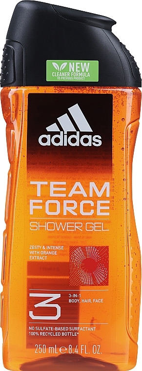 Adidas Team Force Shower Gel 3-In-1 - Żel pod prysznic — Zdjęcie N1