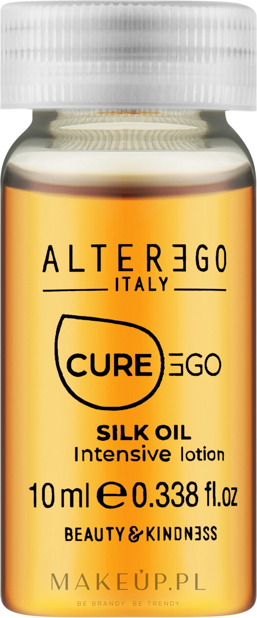 Ampułki do włosów niesfornych i puszących się - Alter Ego CureEgo Silk Oil Intensive Treatment — Zdjęcie 12 x 10 ml