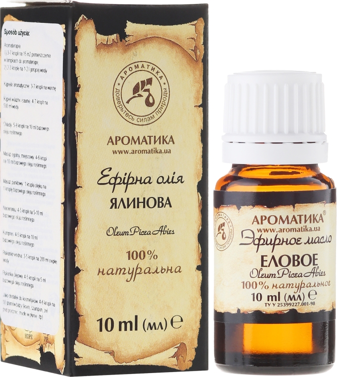100% naturalny olejek świerkowy - Aromatika — Zdjęcie N1