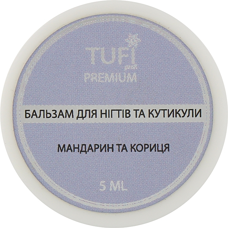 Balsam do paznokci i skórek Mandarynka i cynamon - Tufi Profi Premium