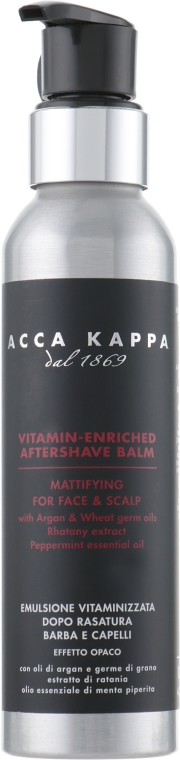 Matujący balsam po goleniu - Acca Kappa Barberia — Zdjęcie N1