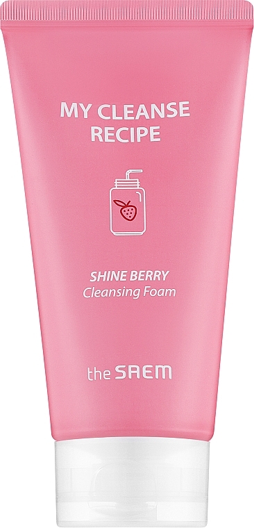 Rozświetlająca pianka do mycia twarzy - The Saem My Cleanse Recipe Cleansing Foam-Shine Berry  — Zdjęcie N1