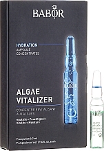 Koncentrat substancji czynnych w ampułkach do twarzy z naturalnym ekstraktem z alg - Babor Algae Vitalizer Hydration Ampoule Concentrates — Zdjęcie N3