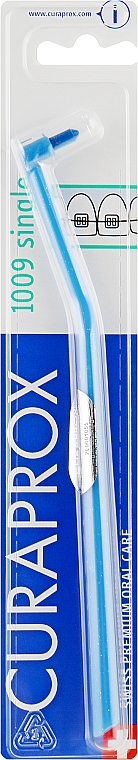 Jednopęczkowa szczoteczka do zębów Single CS 1009, błękitna - Curaprox — Zdjęcie N1