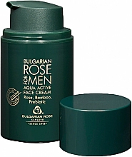 Kup Nawilżający krem do twarzy dla mężczyzn Róża i bambus - Bulgarian Rose For Men Aqua Active Face Cream