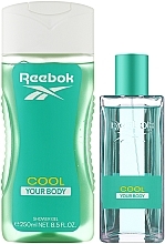 Reebok Cool Your Body Gift Set For Women - Zestaw (edt 50 ml + sh/gel 250 ml) — Zdjęcie N2