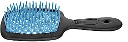 Szczotka pneumatyczna do włosów, czarno-niebieska - Janeke Superbrush Small — Zdjęcie N1