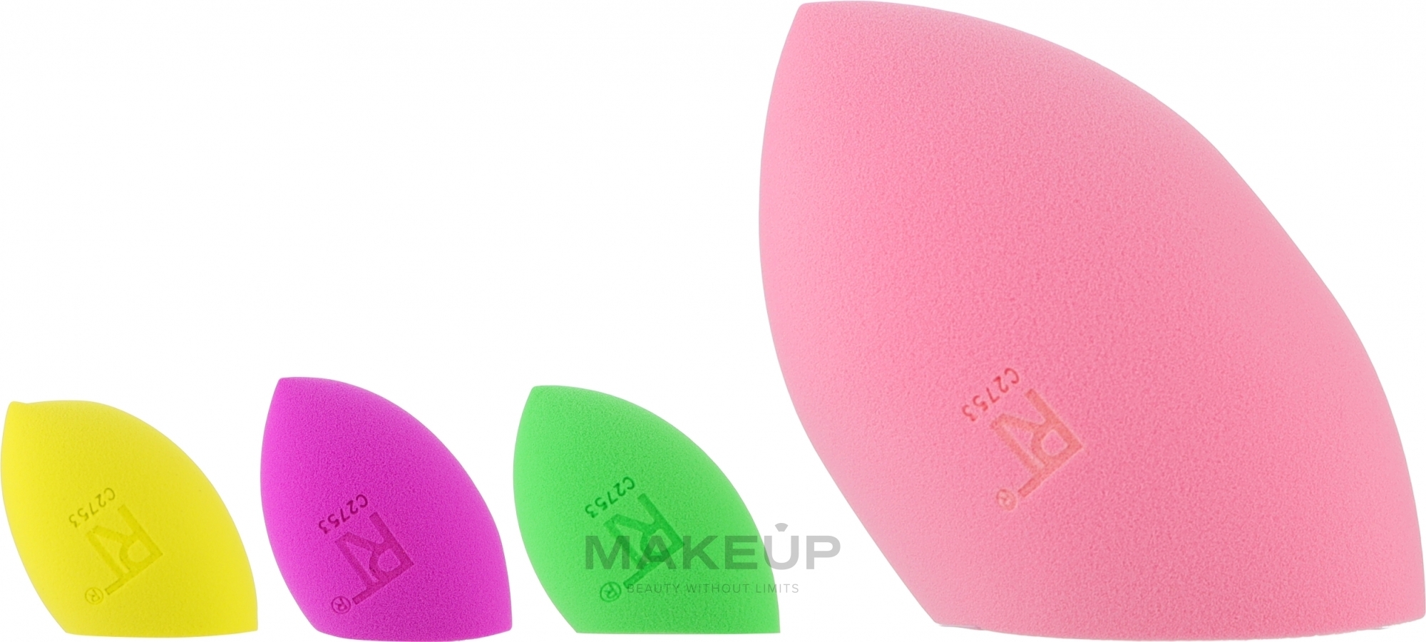 Zestaw gąbek do makijażu - Real Techniques Hyperbrights XL + Mini Miracle Complexion Sponge Se — Zdjęcie 4 szt.