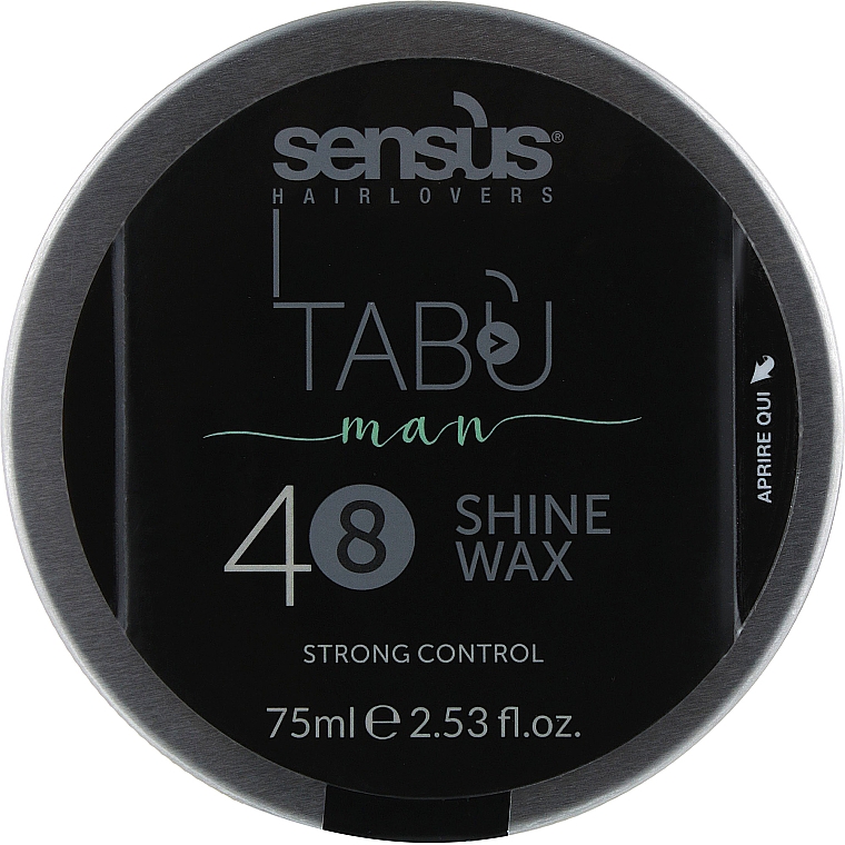 Wosk do modelowania włosów - Sensus Tabu Shine Wax 48 — Zdjęcie N1
