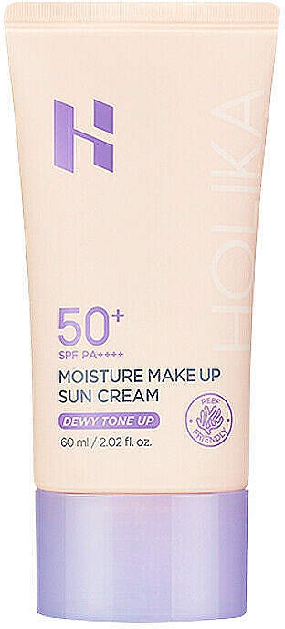 Nawilżający krem tonujący z filtrem przeciwsłonecznym - Holika Holika Moisture Make Up Sun Cream SPF 50+PA++++ — Zdjęcie N1