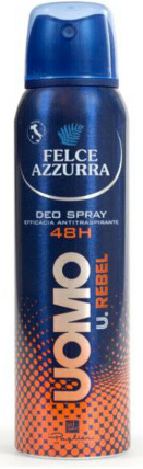 Dezodorant w sprayu dla mężczyzn - Felce Azzurra Deo Rebel — Zdjęcie N1