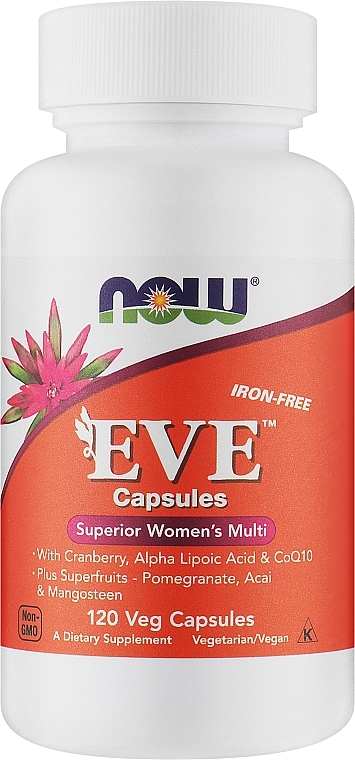 Kompleks witamin w kapsułkach dla kobiet - Now Foods Eve Womans Multi — Zdjęcie N1