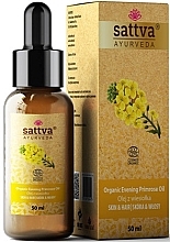 Organiczny olej z wiesiołka - Sattva Ayurveda Organic Evening Primrose Oil — Zdjęcie N1