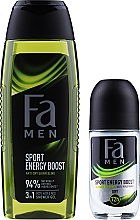 Zestaw - Fa Men Sport Energy Boost (show gel/250ml + deo/50ml) — Zdjęcie N8