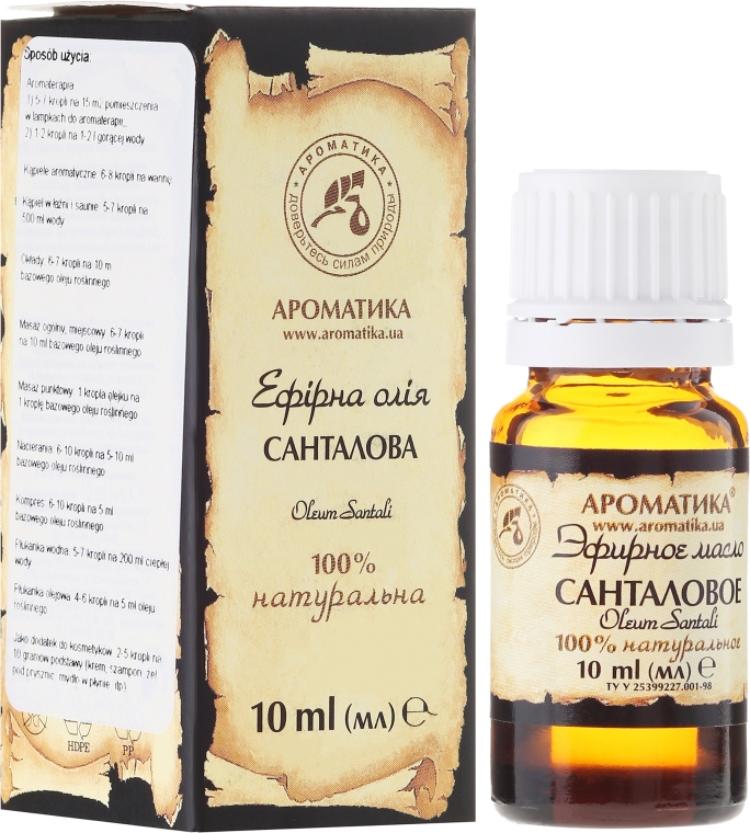 100% naturalny olejek z drzewa sandałowego - Aromatika — Zdjęcie N1