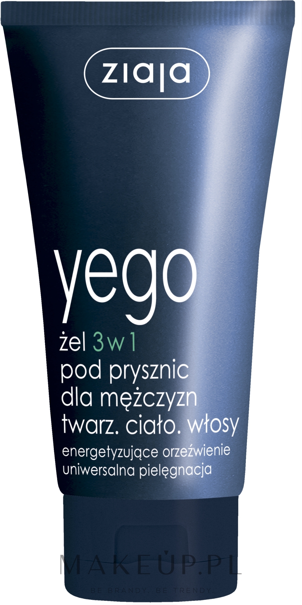 Żel 3 w 1 pod prysznic dla mężczyzn Twarz, ciało i włosy - Ziaja Yego — Zdjęcie 300 ml