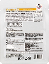 Maska w płachcie do twarzy z witaminą C - Med B Vitamin C Mask Pack — Zdjęcie N2