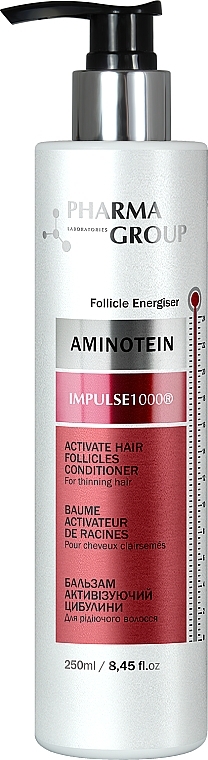 PRZECENA! Balsam aktywujący mieszki włosowe - Pharma Group Laboratories Aminotein + Impulse 1000 Conditioner * — Zdjęcie N4