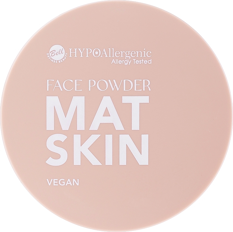 Puder do twarzy - Bell HYPO Allergenic Mat Skin Face Powder — Zdjęcie N2