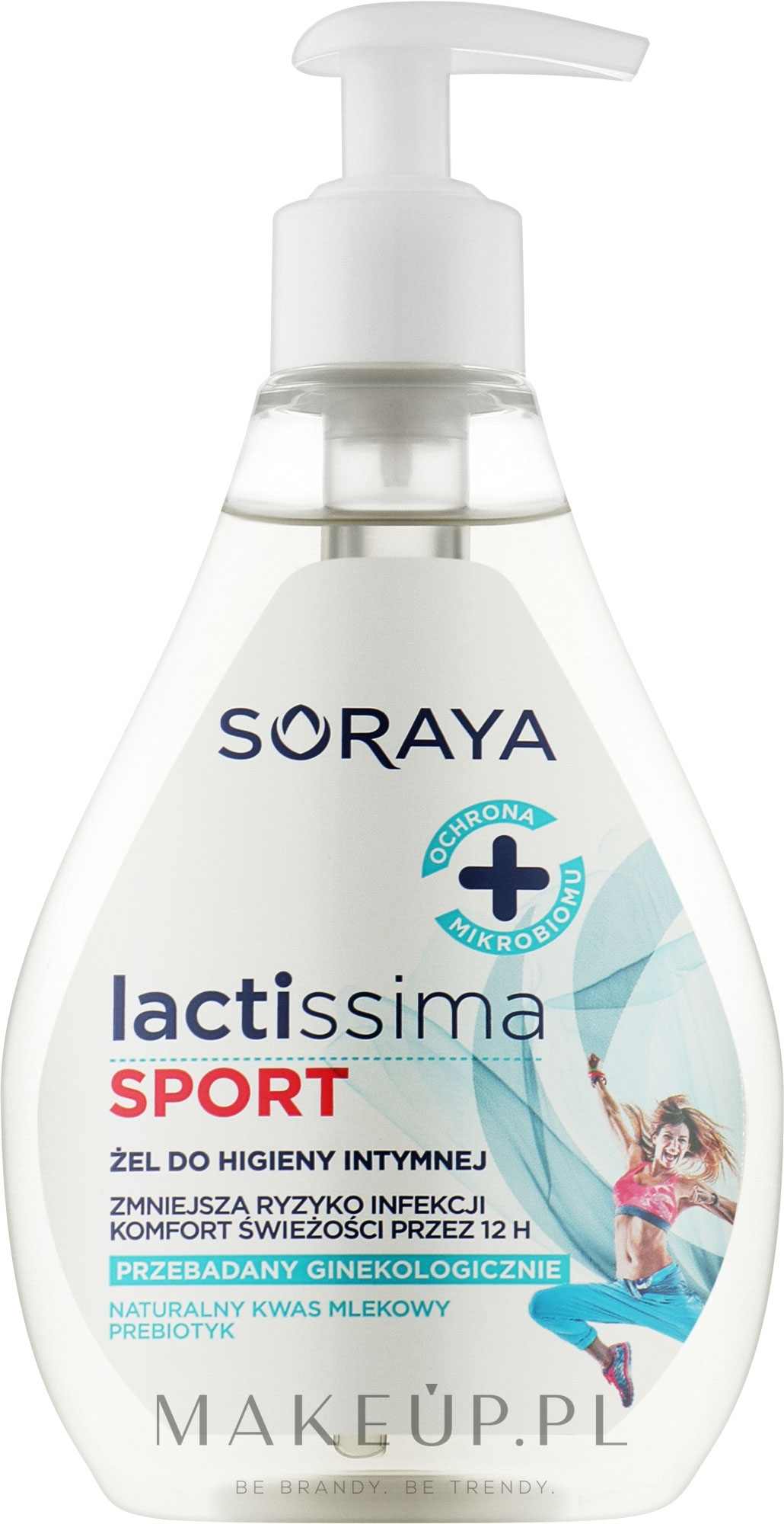 Żel do higieny intymnej dla aktywnych - Soraya Lactissima — Zdjęcie 300 ml