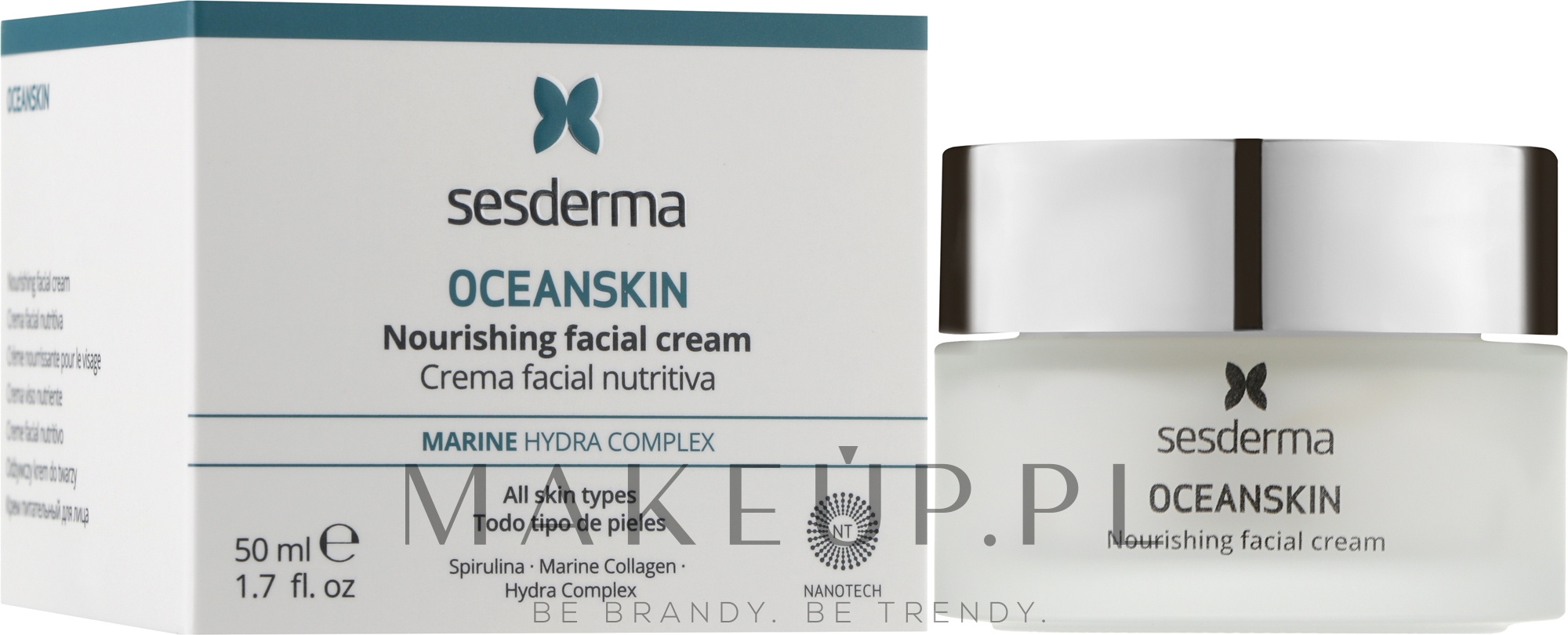 Odżywczy krem do twarzy - Sesderma Laboratories Oceanskin Nourishing Facial Cream — Zdjęcie 50 ml