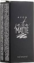 Lakier do paznokci - Avon Nail Style Studio Mark Satin Matte Nail Enamel Polish — Zdjęcie N2