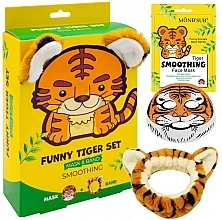 Kup Zestaw - Mond'Sub Funny Tiger Set (f/mask/24ml + cosmetic/bandage/1szt)
