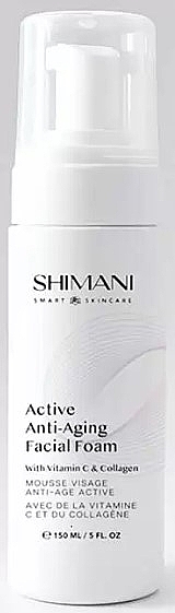Aktywna pianka do twarzy o działaniu przeciwstarzeniowym - Shimani Smart Skincare Active Anti-Aging Facial Foam — Zdjęcie N1
