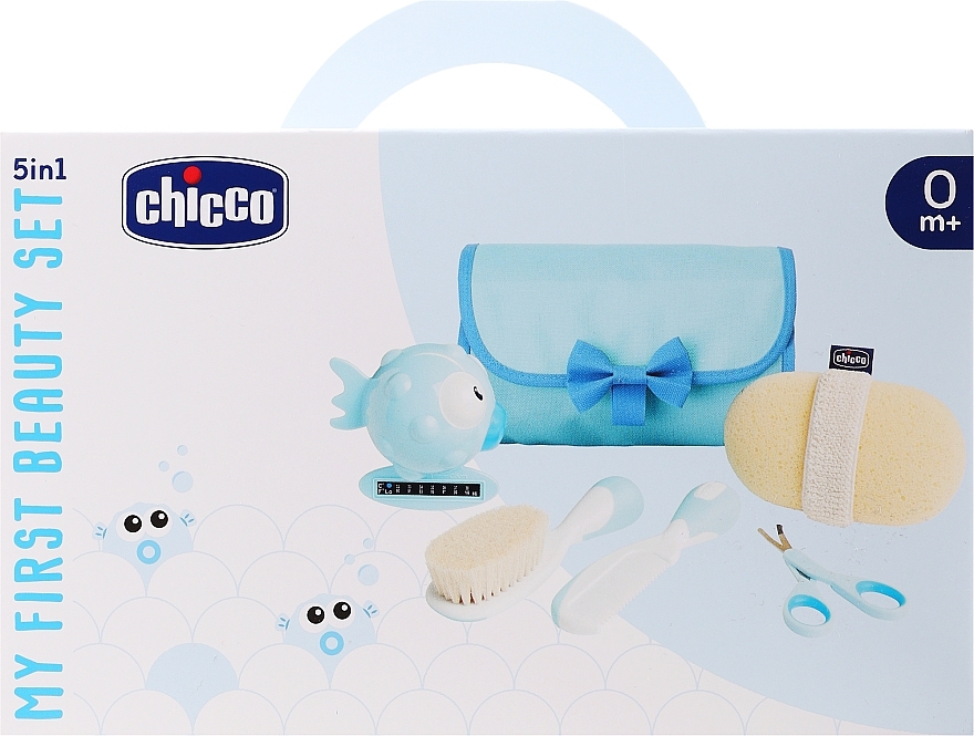 Zestaw kosmetyczny dla dzieci, niebieski - Chicco My First Beauty Set
