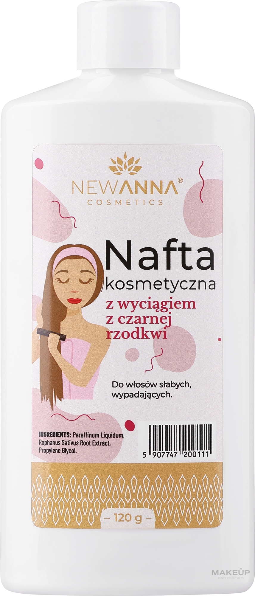 Nafta kosmetyczna z wyciągiem z czarnej rzodkwi - New Anna Cosmetics — Zdjęcie 120 g