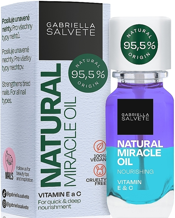 Olejek do paznokci - Gabriella Salvete Natural Miracle Oil — Zdjęcie N1