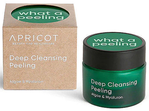 Peeling do twarzy Algi i kwas hialuronowy - Apricot What A Peeling Deep Cleansing Peeling Algae & Hyaluron — Zdjęcie N1