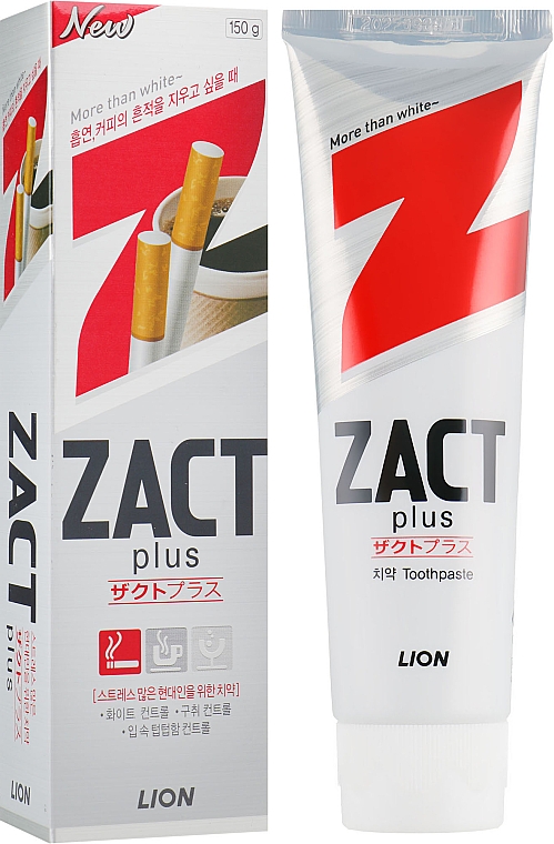 Wybielająca pasta do zębów - CJ Lion Zact Lion — Zdjęcie N1