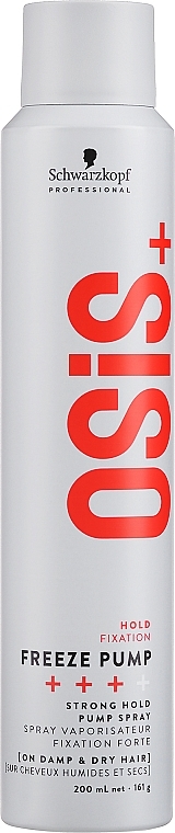 Supermocny spray do włosów - Schwarzkopf Professional Osis+ Freeze Pump Hairspray