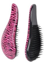 Szczotka do włosów, różowa zebra - Detangler Hair Brush Pink Zebra — Zdjęcie N1