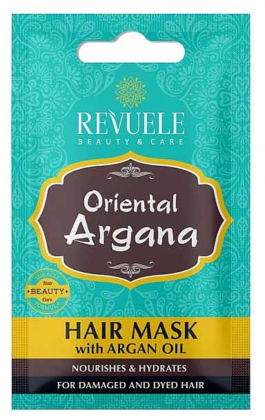 Maska do włosów z olejkiem arganowym - Revuele Oriental Argan Oil Hair Mask — Zdjęcie N1