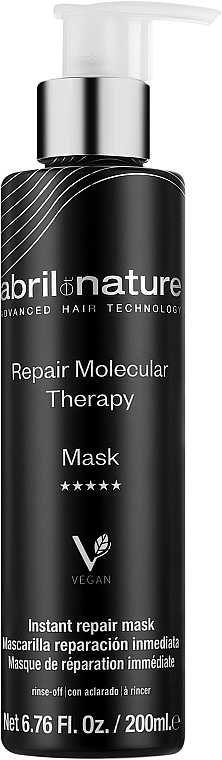 Maska do włosów Terapia molekularna - Abril et Nature Repair Molecular Therapy Mask — Zdjęcie N2