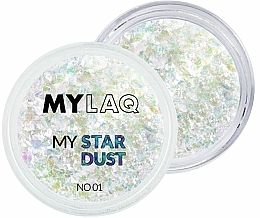 Brokatowy pyłek do paznokci - MylaQ My Star Dust — Zdjęcie N2