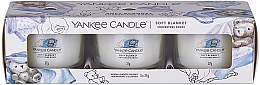 Zestaw świec zapachowych Soft Blanket - Yankee Candle Soft Blanket (candle/3x37g) — Zdjęcie N1