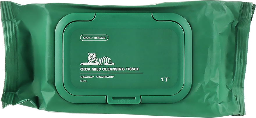 Chusteczki do demakijażu - VT Cosmetics Cica Mild Cleansing Tissue — Zdjęcie N1
